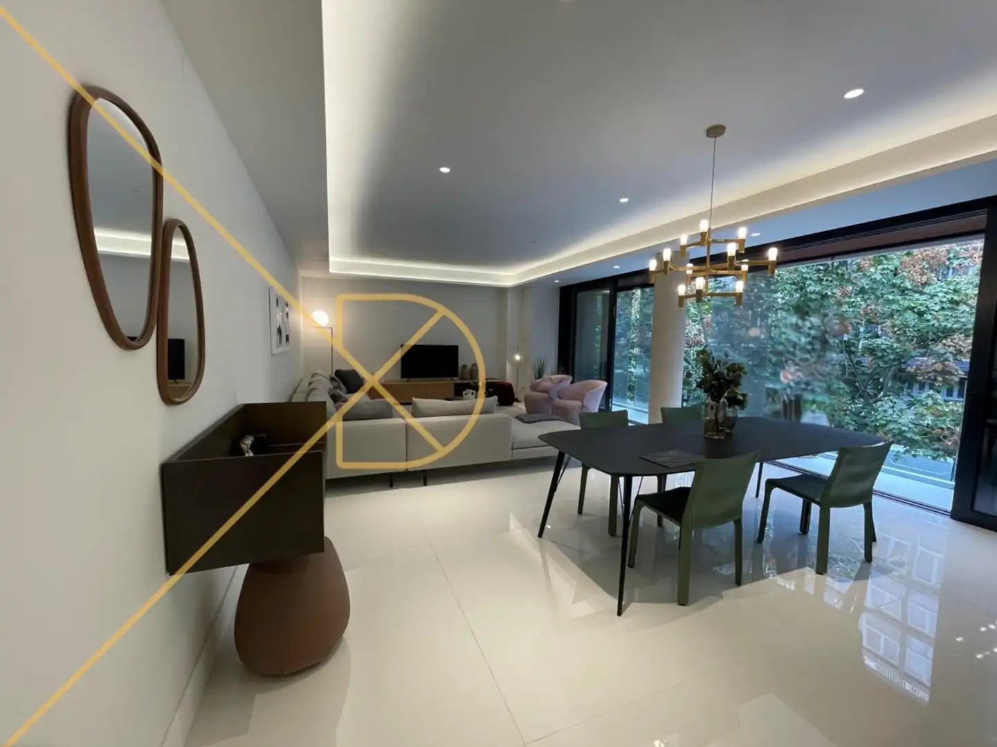 Dining room of Flat for sale in  Barcelona Capital  with Air Conditioner, Heating and Parquet flooring
