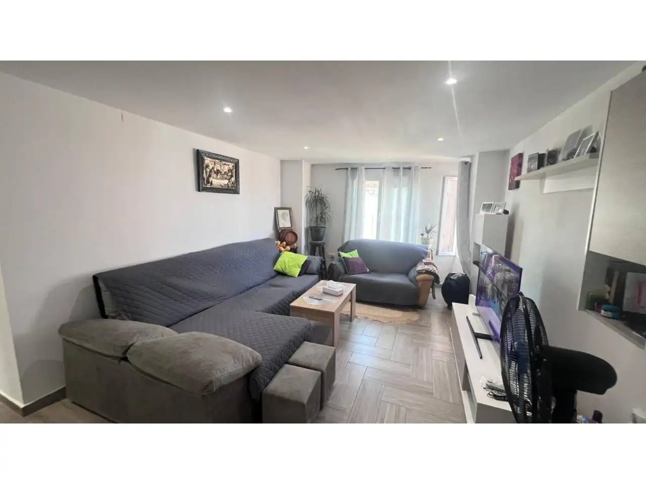 Living room of Flat for sale in Betxí  with Air Conditioner, Terrace and Furnished
