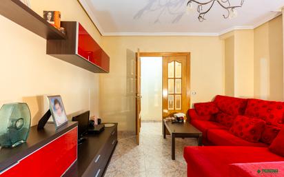 Living room of Single-family semi-detached for sale in Pulpí  with Terrace, Furnished and Balcony