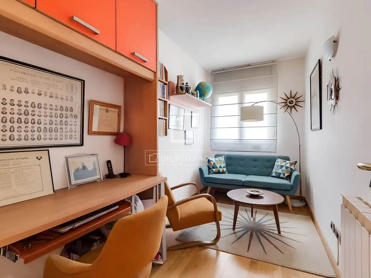Sala d'estar de Pis en venda en Barcelona amb Aire condicionat, Parquet i Piscina