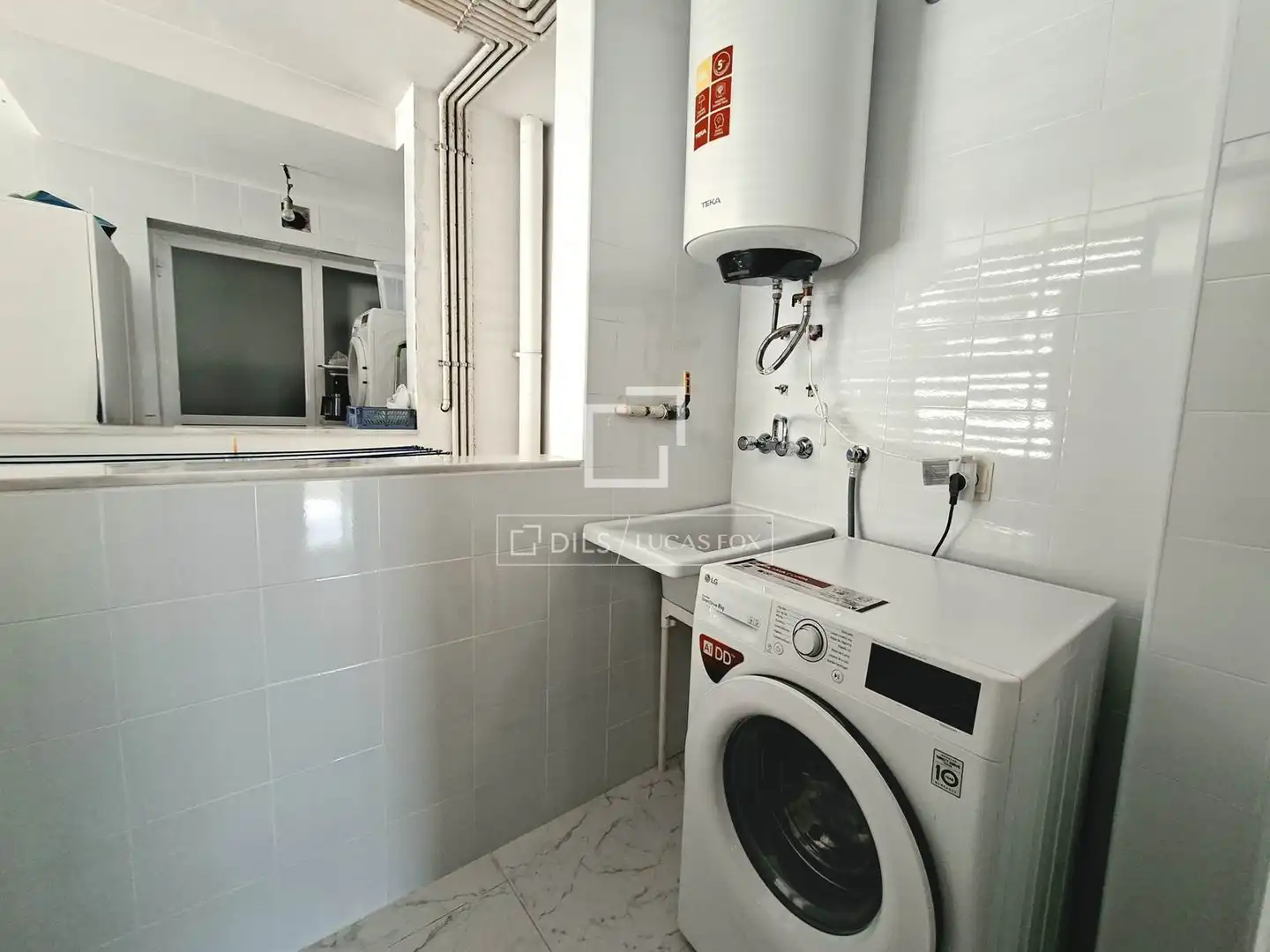 Badezimmer von Dachboden zur Miete in Málaga mit Klimaanlage, Heizung und Privatgarten