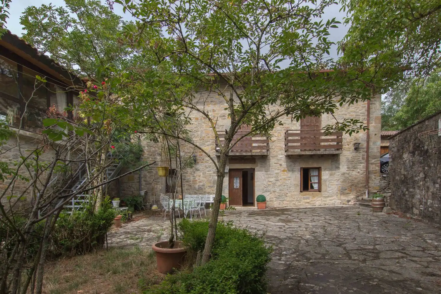 Vista exterior de Casa o chalet en venta en Atetz con Calefacción, Terraza y Amueblado