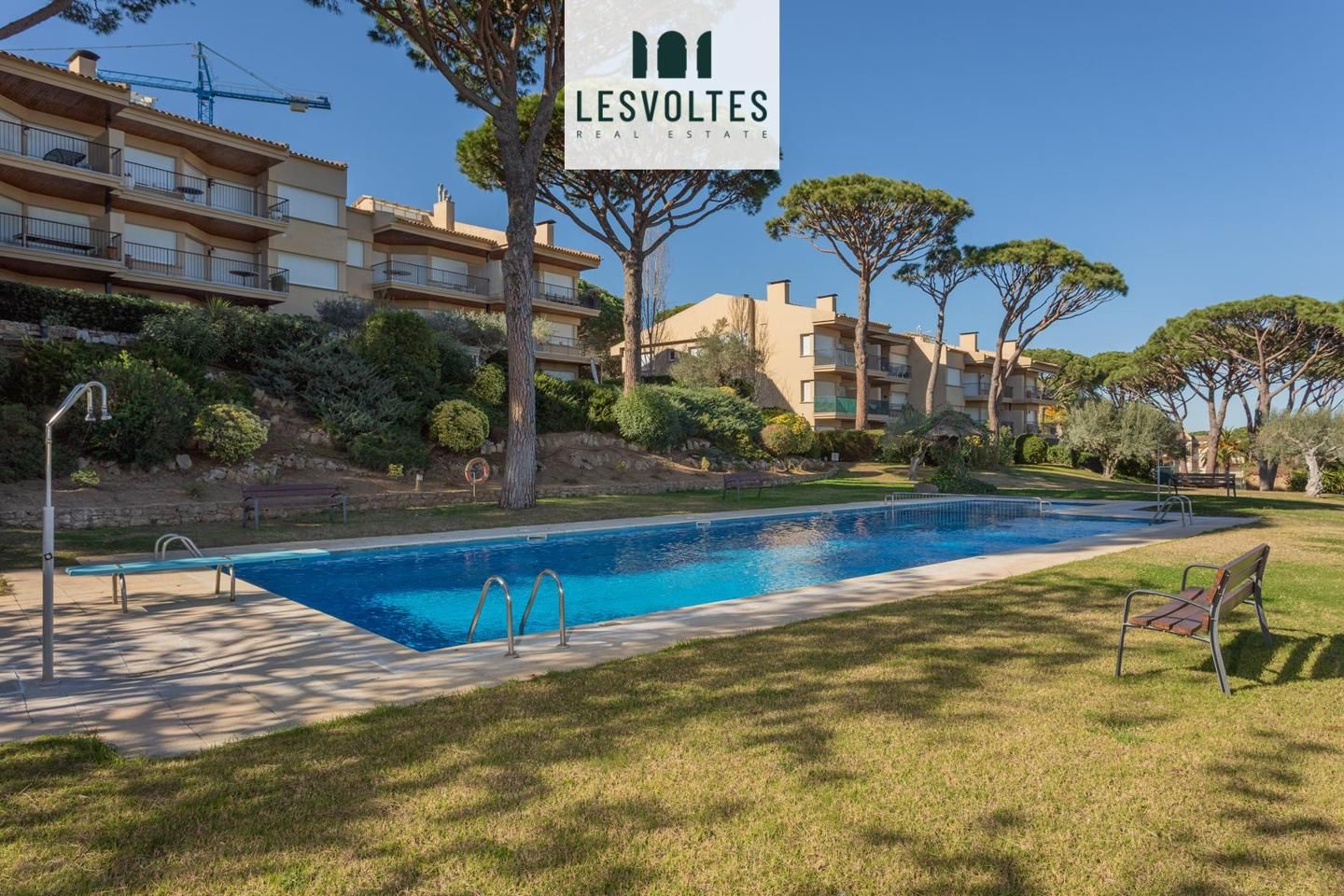 Exterior view of Flat for sale in Palafrugell  with Air Conditioner, Parquet flooring and Terrace