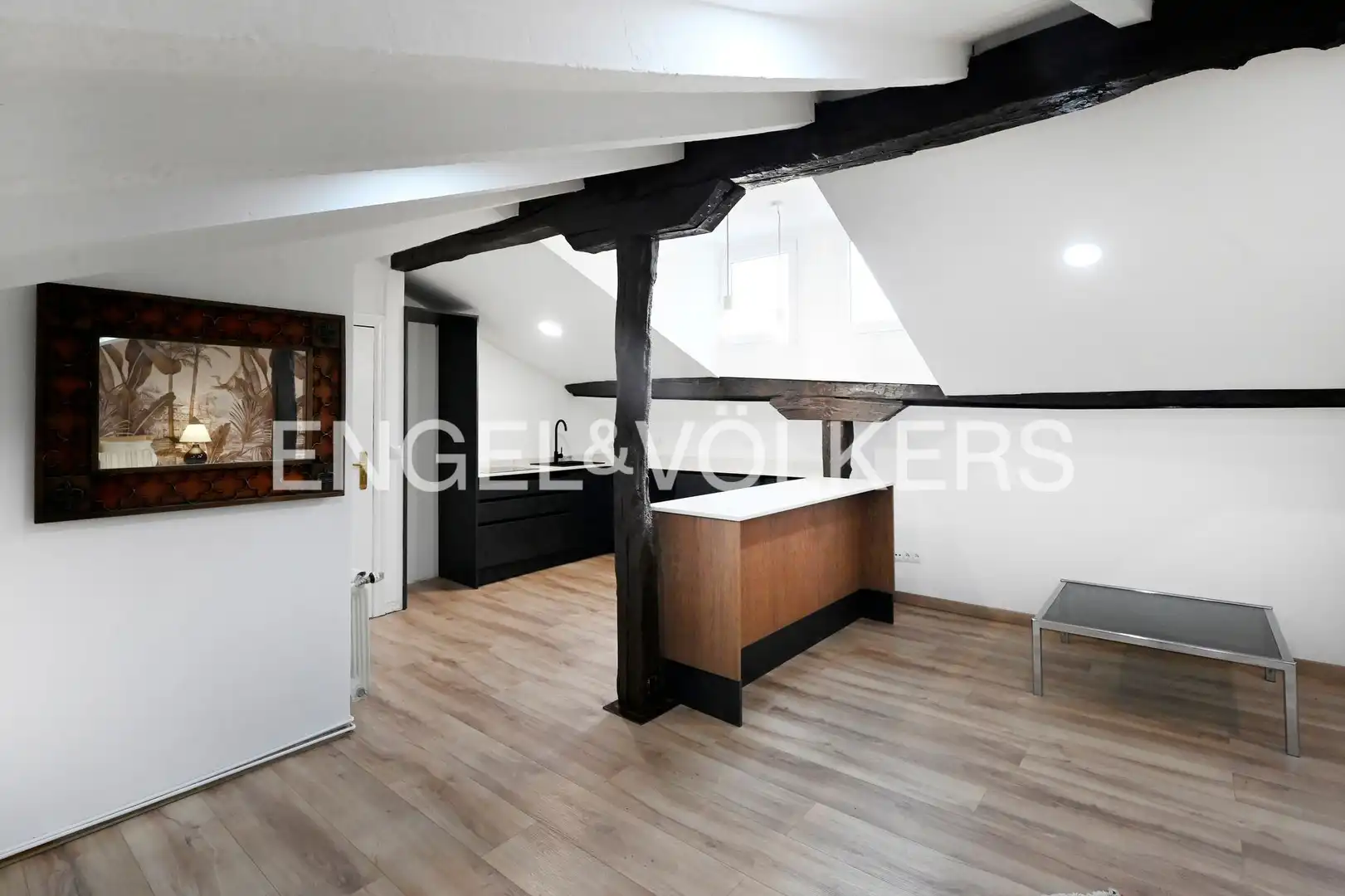 Cocina de Ático en venta en Santander con Calefacción, Parquet y Balcón