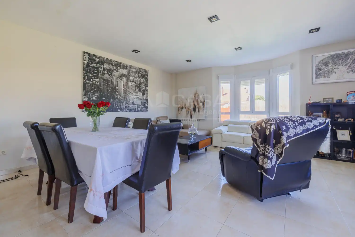 Sala d'estar de Casa o xalet en venda en Meco