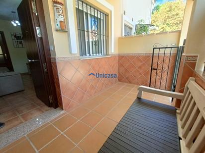 Exterior view of Single-family semi-detached for sale in Málaga Capital  with Air Conditioner