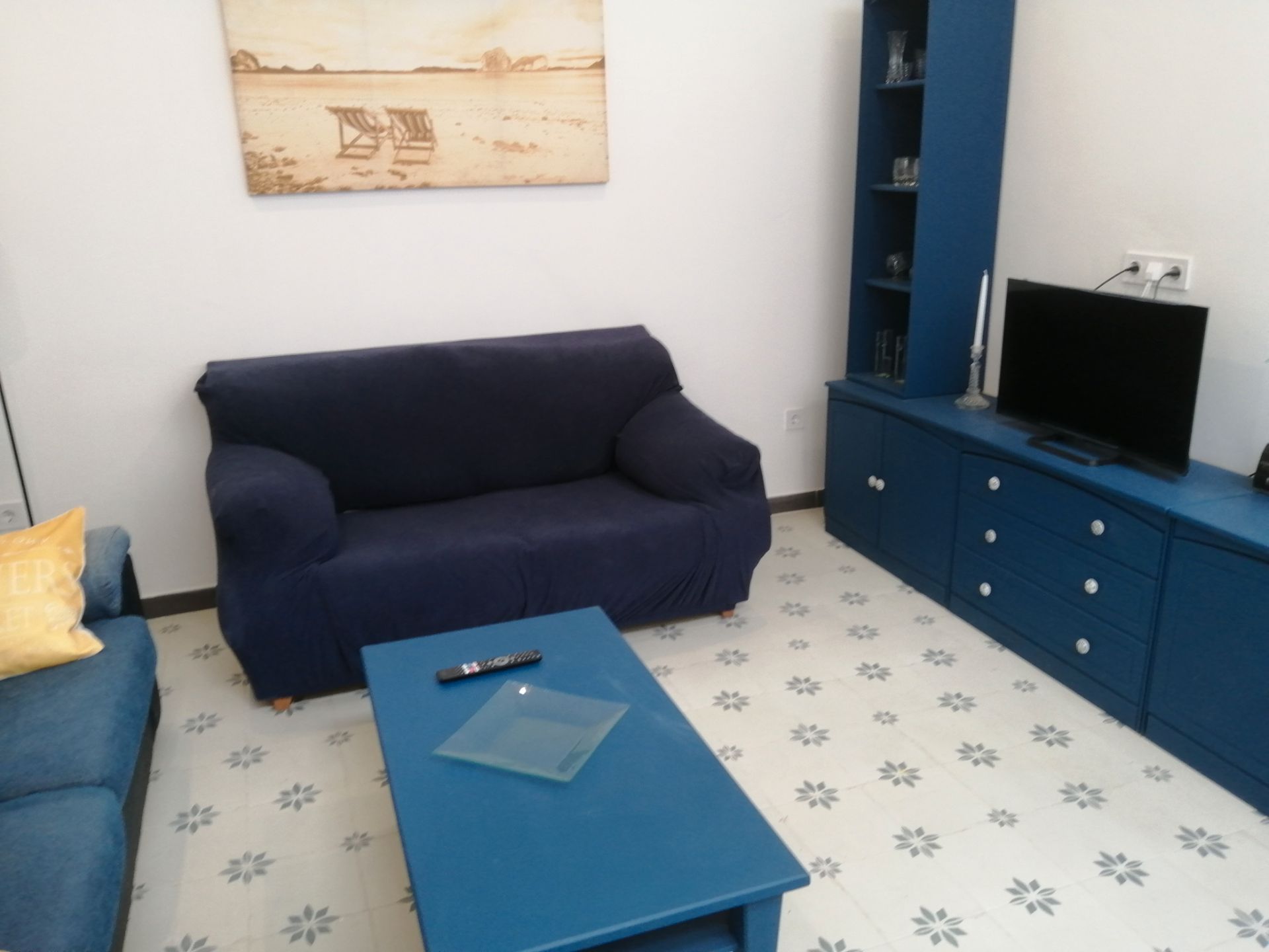 Sala d'estar de Pis de lloguer en  Cádiz Capital amb Moblat
