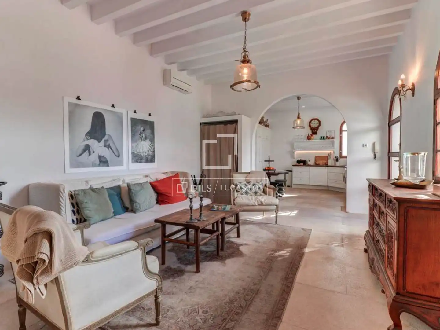 Living room of Houses for rent in  Palma de Mallorca  with Air Conditioner, Heating and Private garden
