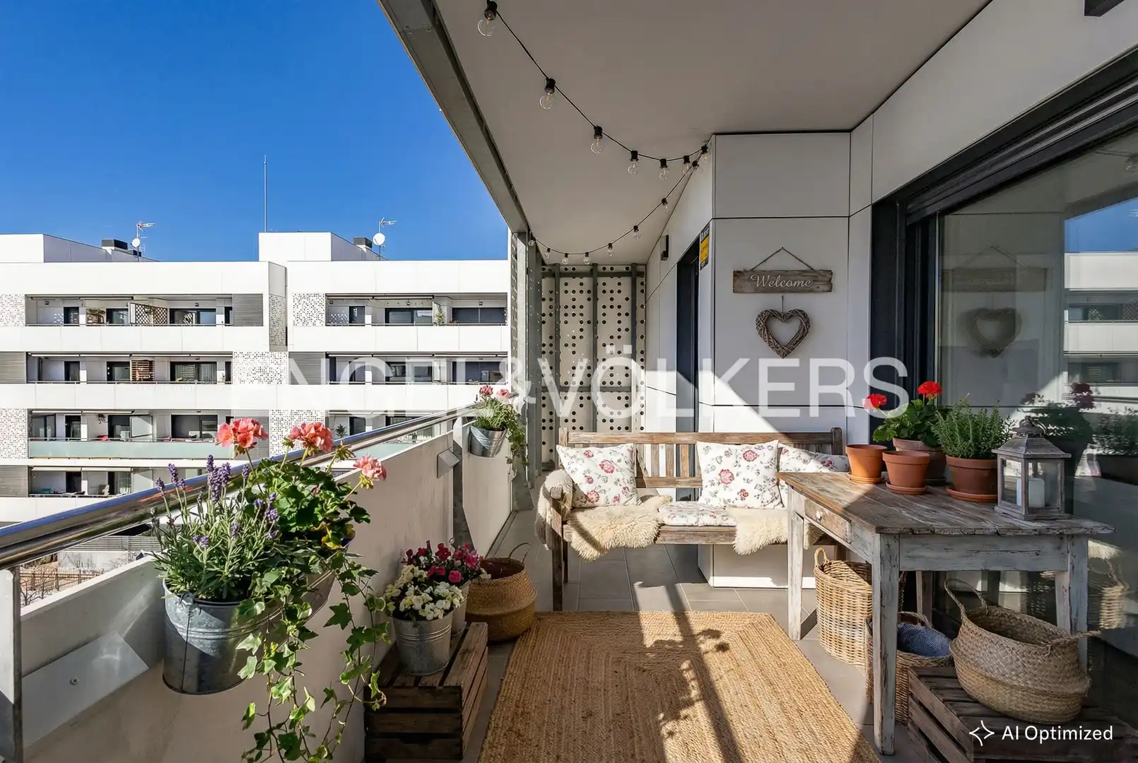Terrace of Flat for sale in Sant Just Desvern  with Air Conditioner, Heating and Private garden