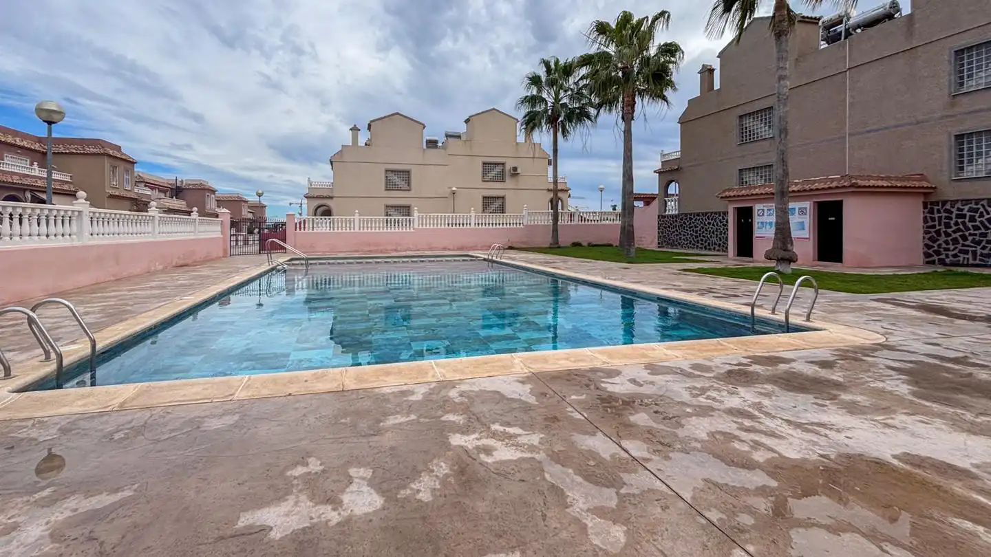 Swimming pool of Detached homes for sale in Santa Pola  with Air Conditioner, Terrace and Storage room