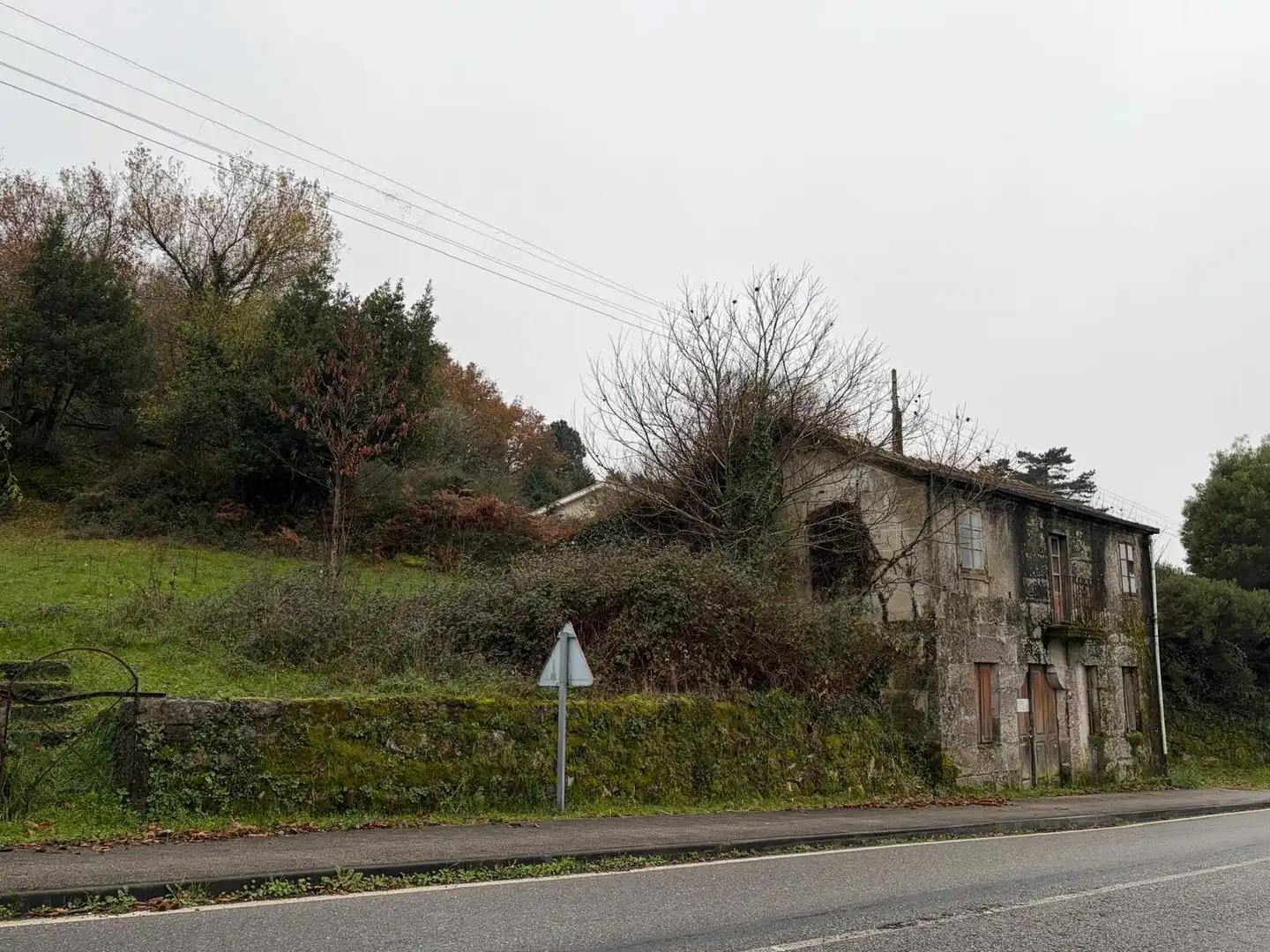 Vista exterior de Casa o xalet en venda en Covelo amb Jardí privat