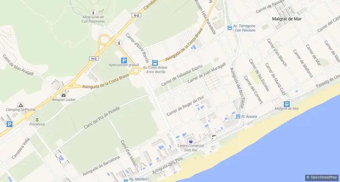 Vista exterior de Pis en venda en Malgrat de Mar, Barcelona