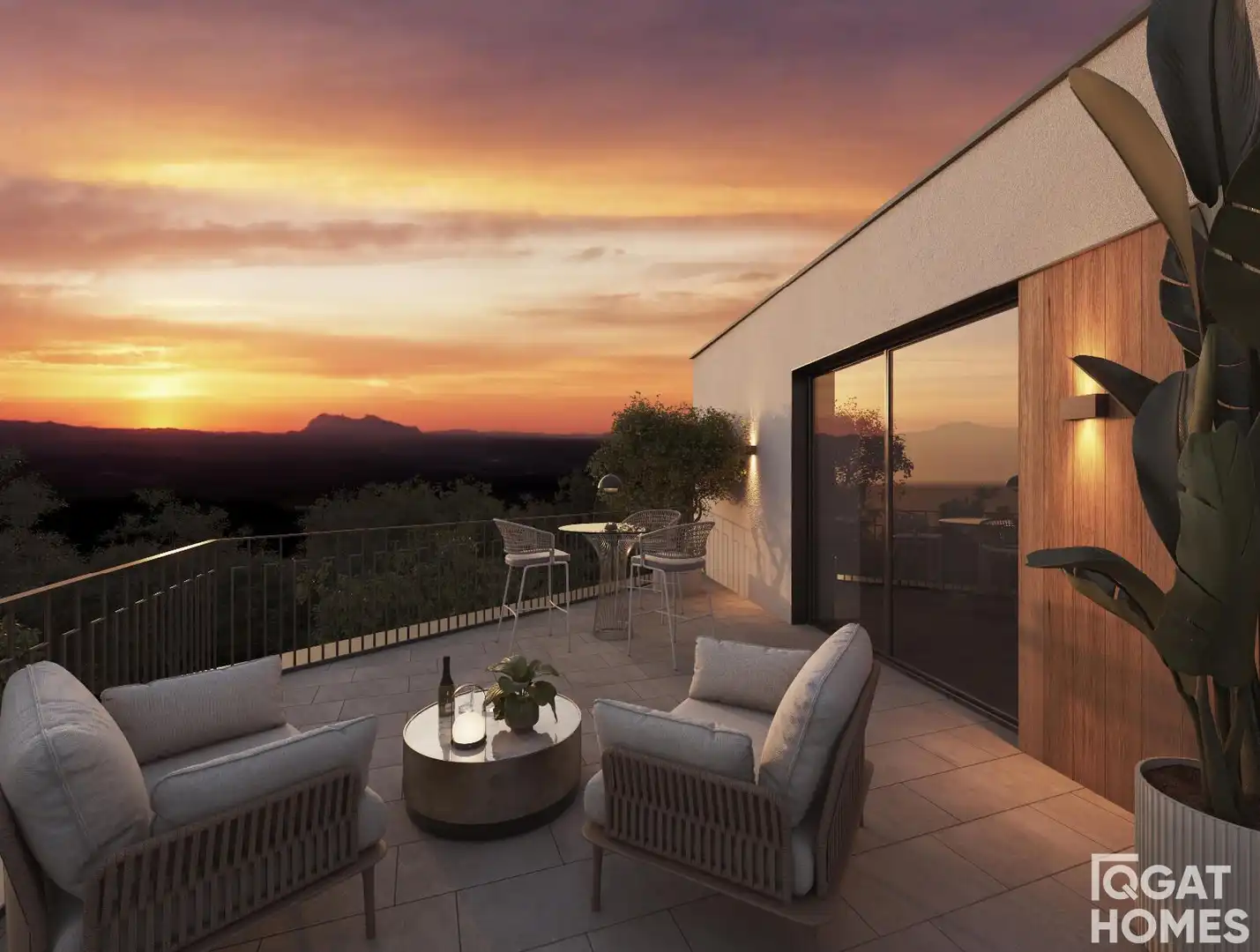 Terrace of Houses for sale in Sant Cugat del Vallès  with Air Conditioner, Heating and Storage room
