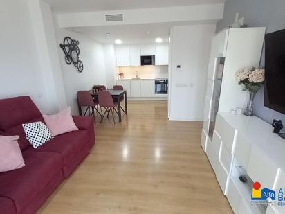 Living room of Flat for sale in Badalona  with Air Conditioner, Terrace and Balcony