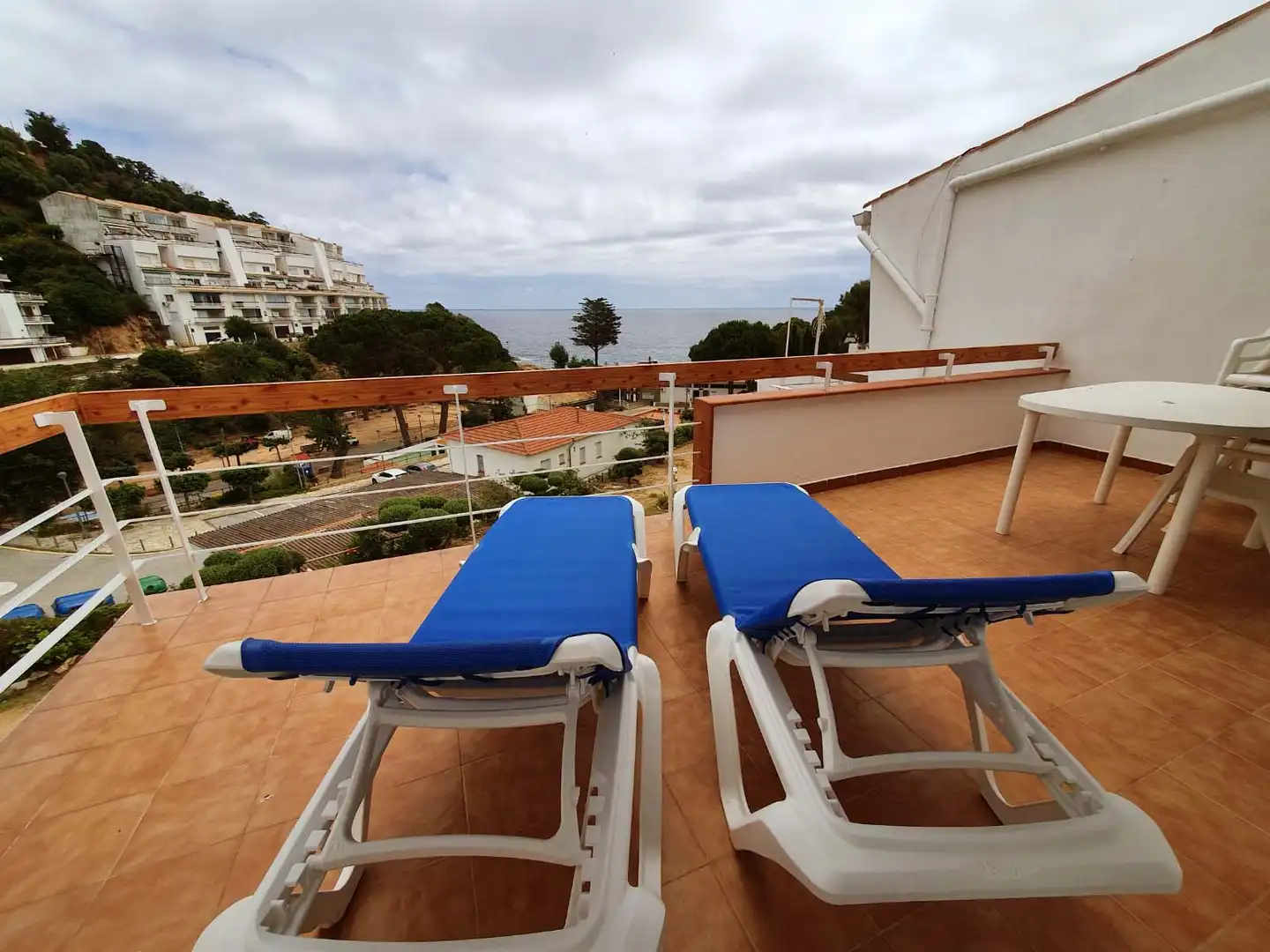 Terrasse von Einfamilien-Reihenhaus zum Verkauf in Tossa de Mar mit Heizung, Parkett und Terrasse
