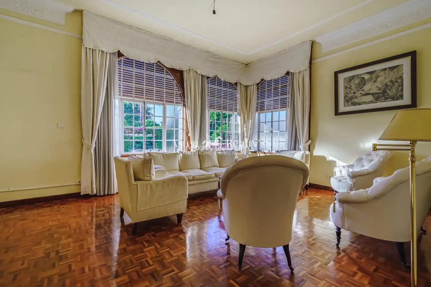 Sala d'estar de Casa o xalet en venda en Santa Cruz de Tenerife amb Aire condicionat, Terrassa i Piscina