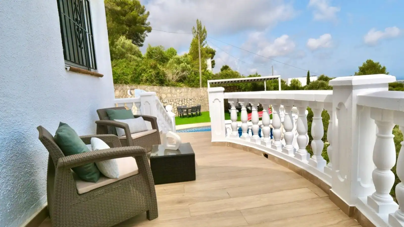 Terraza de Casa o chalet en venta en Dénia con Aire acondicionado, Calefacción y Jardín privado