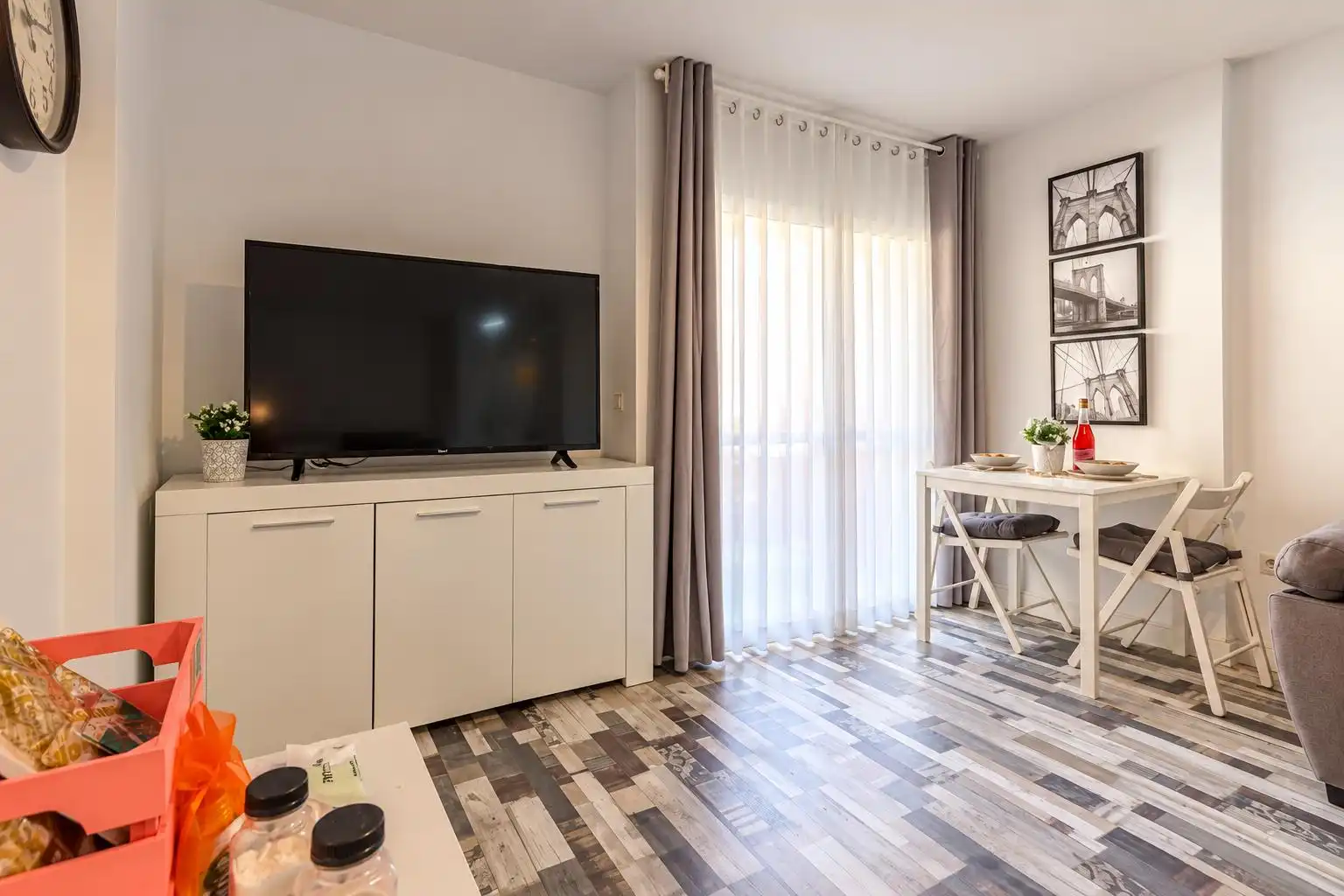 Sala de estar de Estudio en venta en Parque de la Paloma