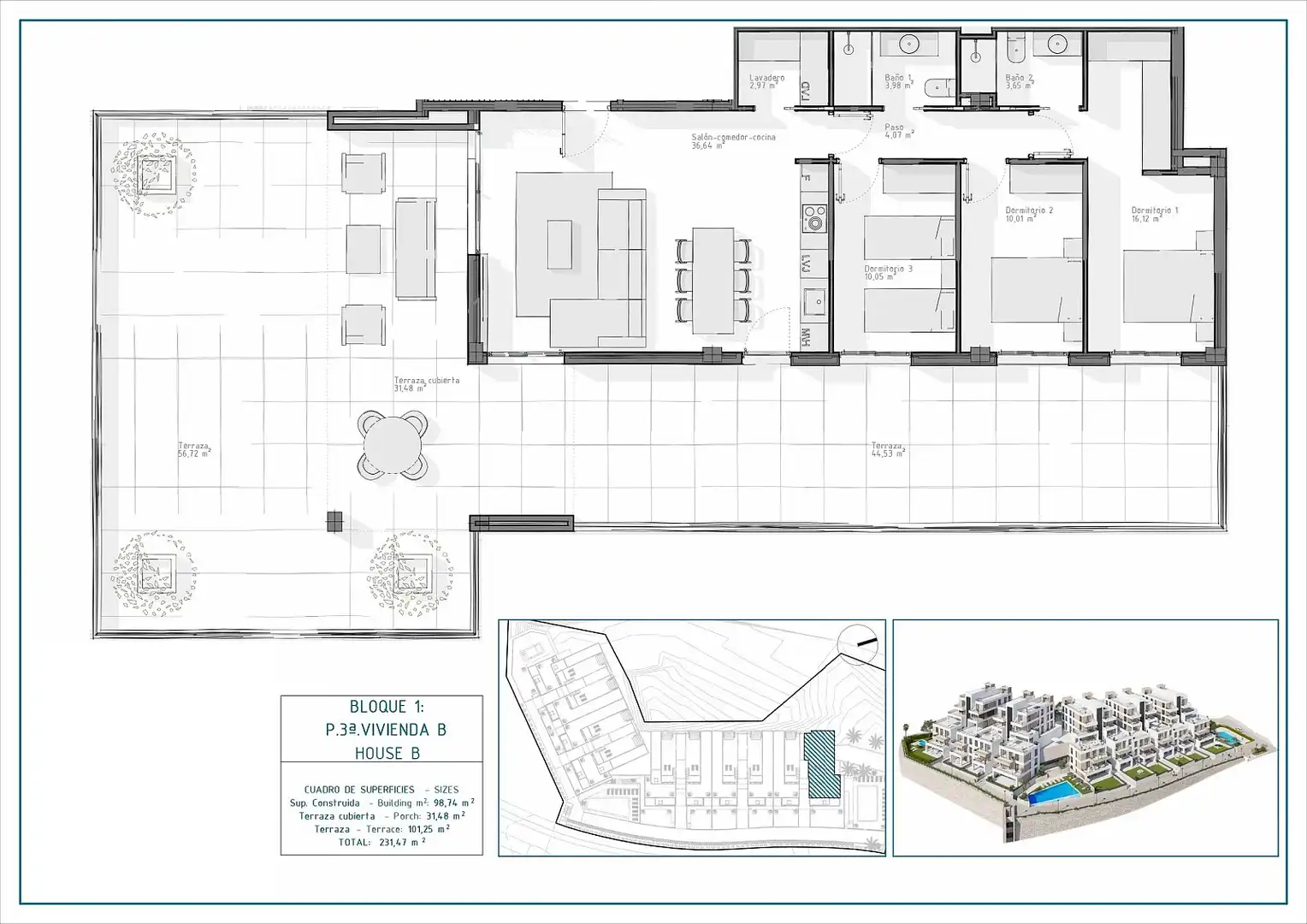 Apartment mit Terrasse zum Verkauf in Las Salinas, imagen 16