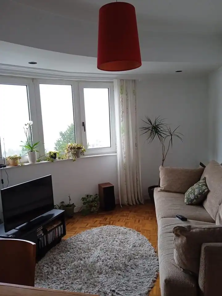 Sala d'estar de Pis en venda en Santiago de Compostela  amb Calefacció