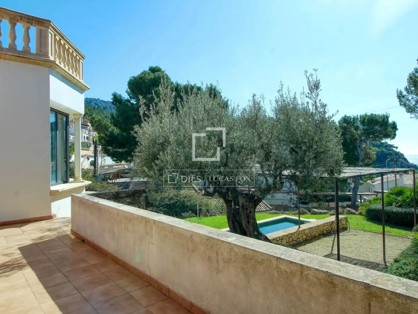 Terrace of Country homes for rent in Andratx  with Air Conditioner, Heating and Private garden