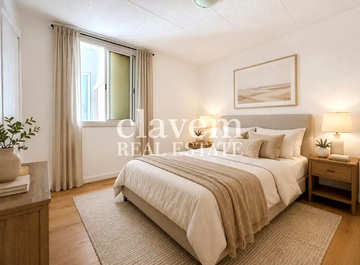 Schlafzimmer von Wohnung zum Verkauf in Montgat mit Klimaanlage und Terrasse