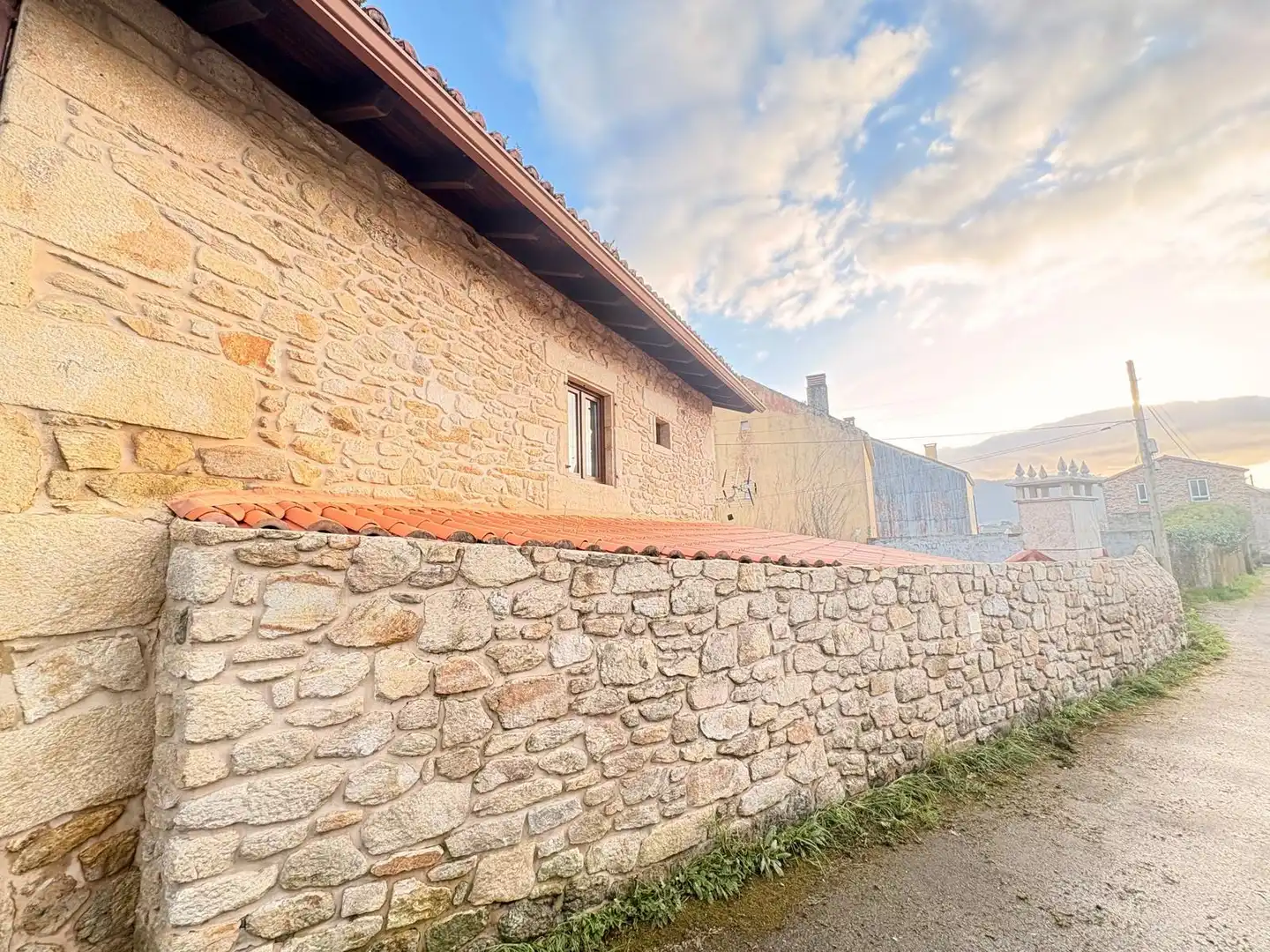 Vista exterior de Casa o chalet en venta en Noia con Calefacción, Jardín privado y Terraza