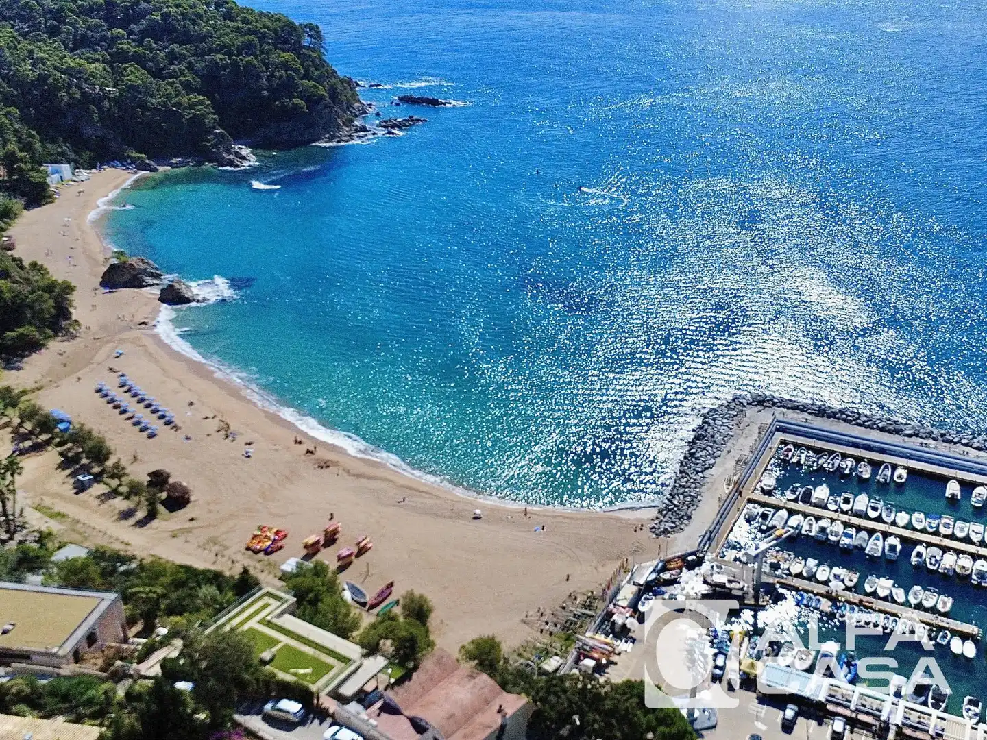 Vista exterior de Casa o xalet en venda en Lloret de Mar amb Aire condicionat, Calefacció i Terrassa