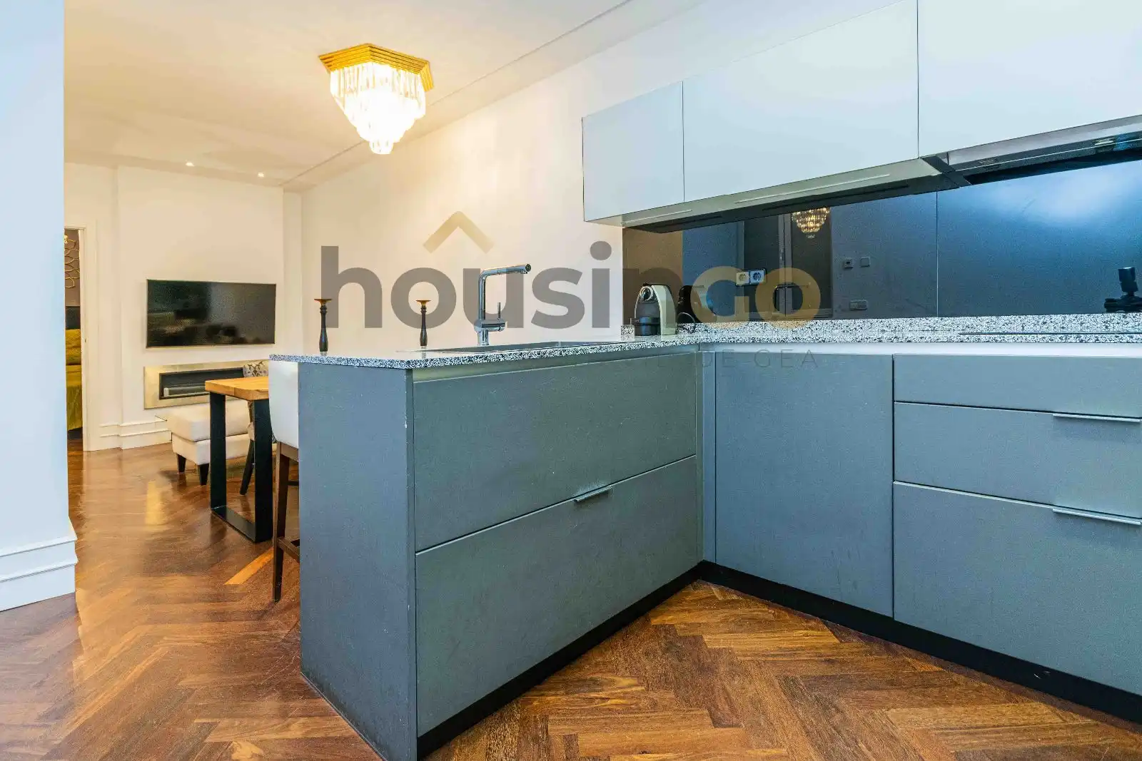Kitchen of Flat for rent in Madrid  with Heating and Furnished