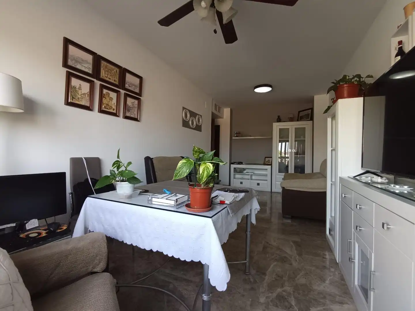 Living room of Flat for sale in Córdoba  with Air Conditioner, Heating and Furnished