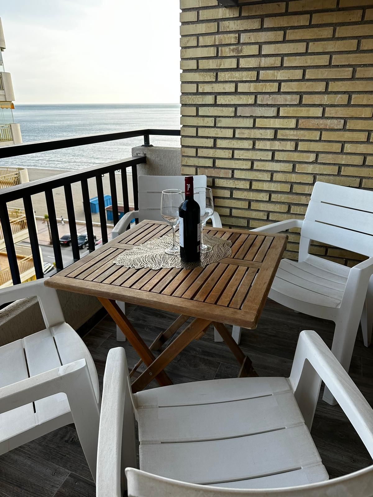Balcony of Apartment to rent in Fuengirola  with Air Conditioner, Heating and Private garden