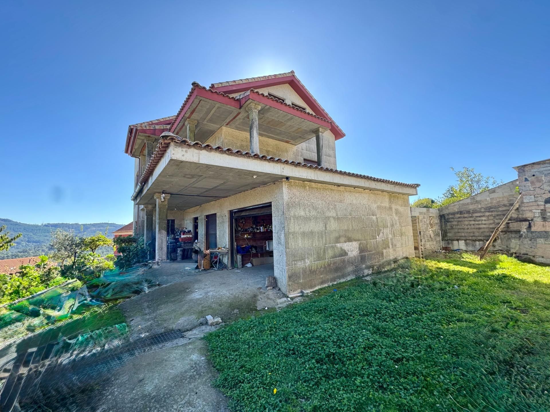 Exterior view of House or chalet for sale in Mos  with Private garden, Terrace and Storage room