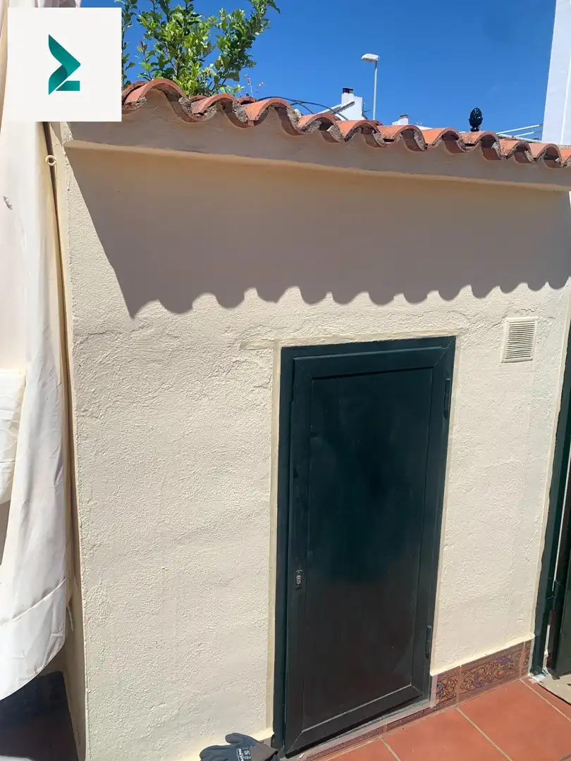 Vista exterior de Casa adosada en venda en El Portil amb Aire condicionat, Calefacció i Terrassa