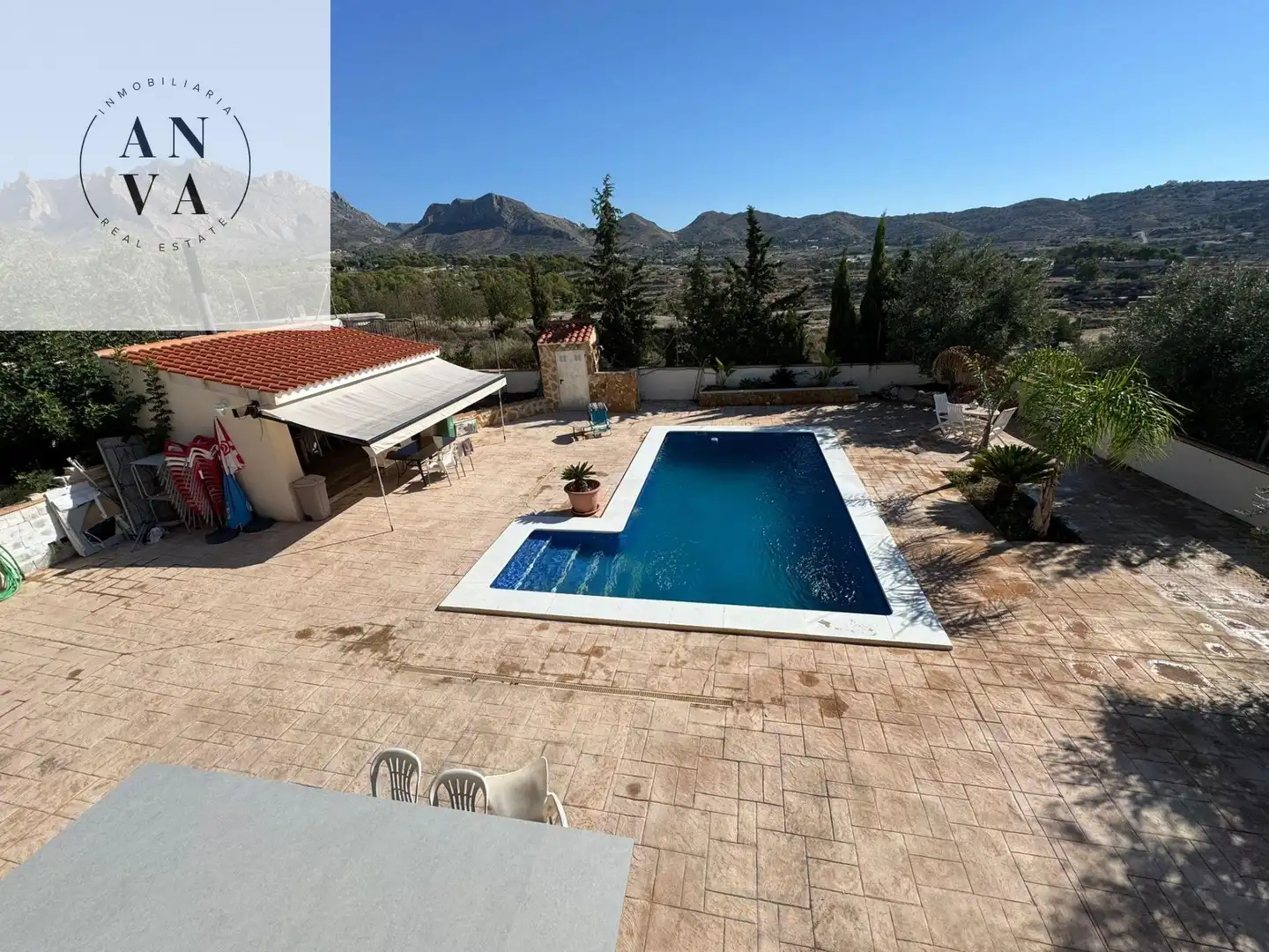 Piscina de Casa o chalet en venta en Busot con Aire acondicionado, Jardín privado y Terraza