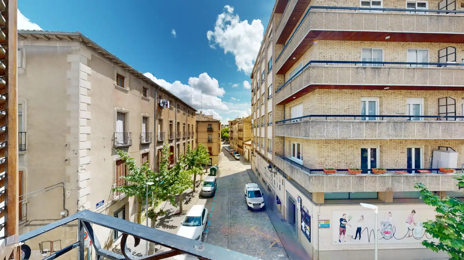 Vista exterior de Piso en venta en Tafalla con Calefacción y Balcón