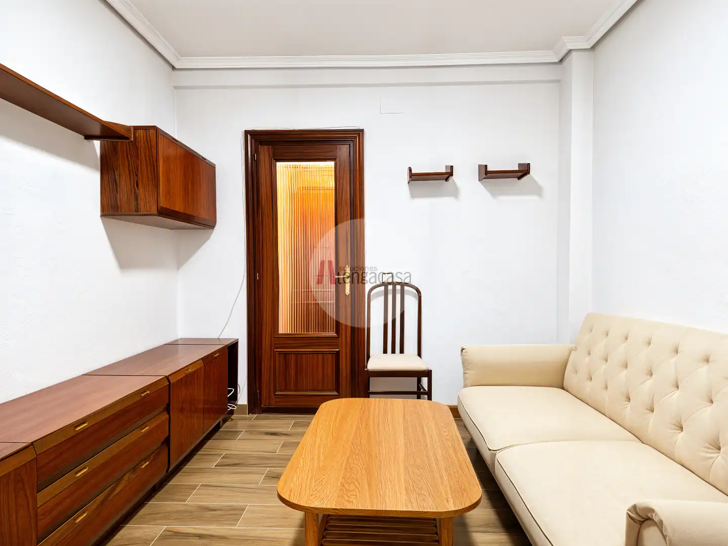 Wohnzimmer von Wohnungen zur Miete in Madrid mit Klimaanlage, Heizung und Parkett