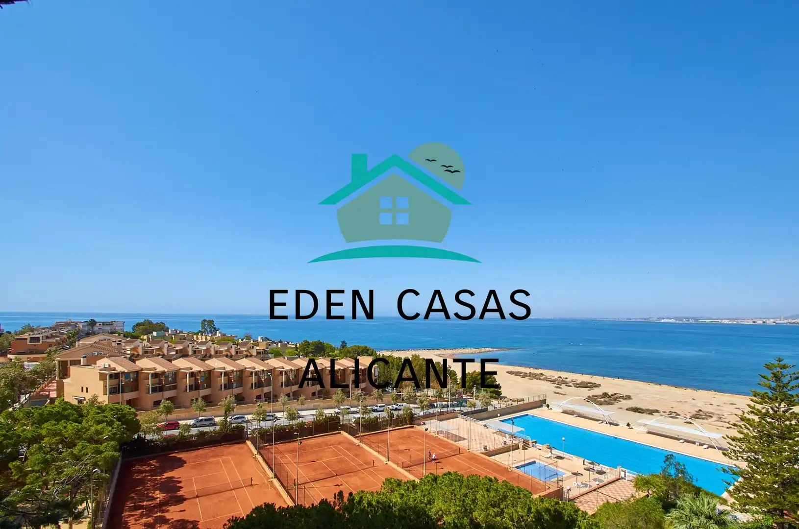 Außenansicht von Wohnungen zum Verkauf in Alicante / Alacant mit Klimaanlage, Heizung und Privatgarten