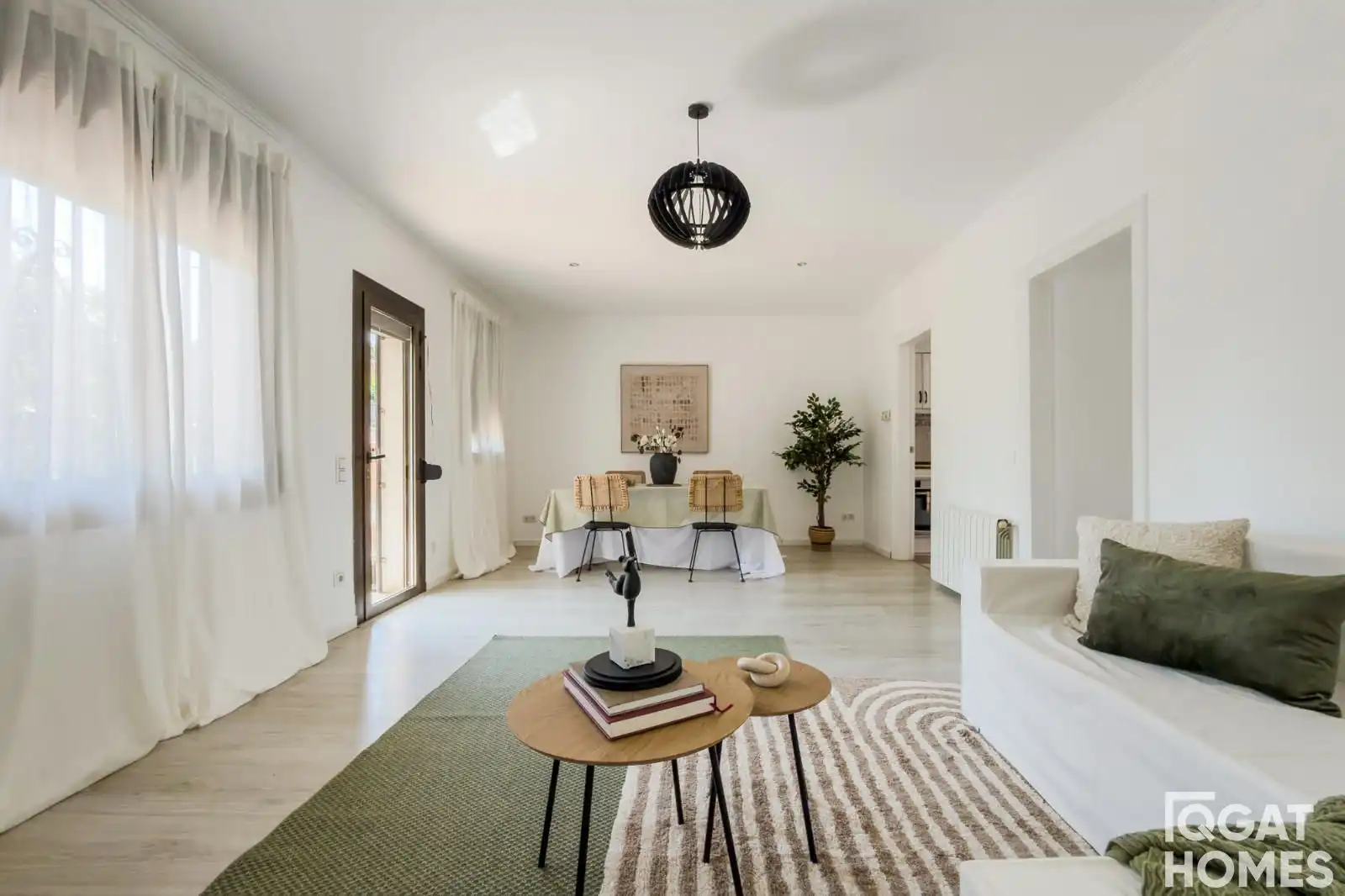 Wohnzimmer von Haus oder Chalet zum Verkauf in Sant Cugat del Vallès mit Klimaanlage, Heizung und Terrasse