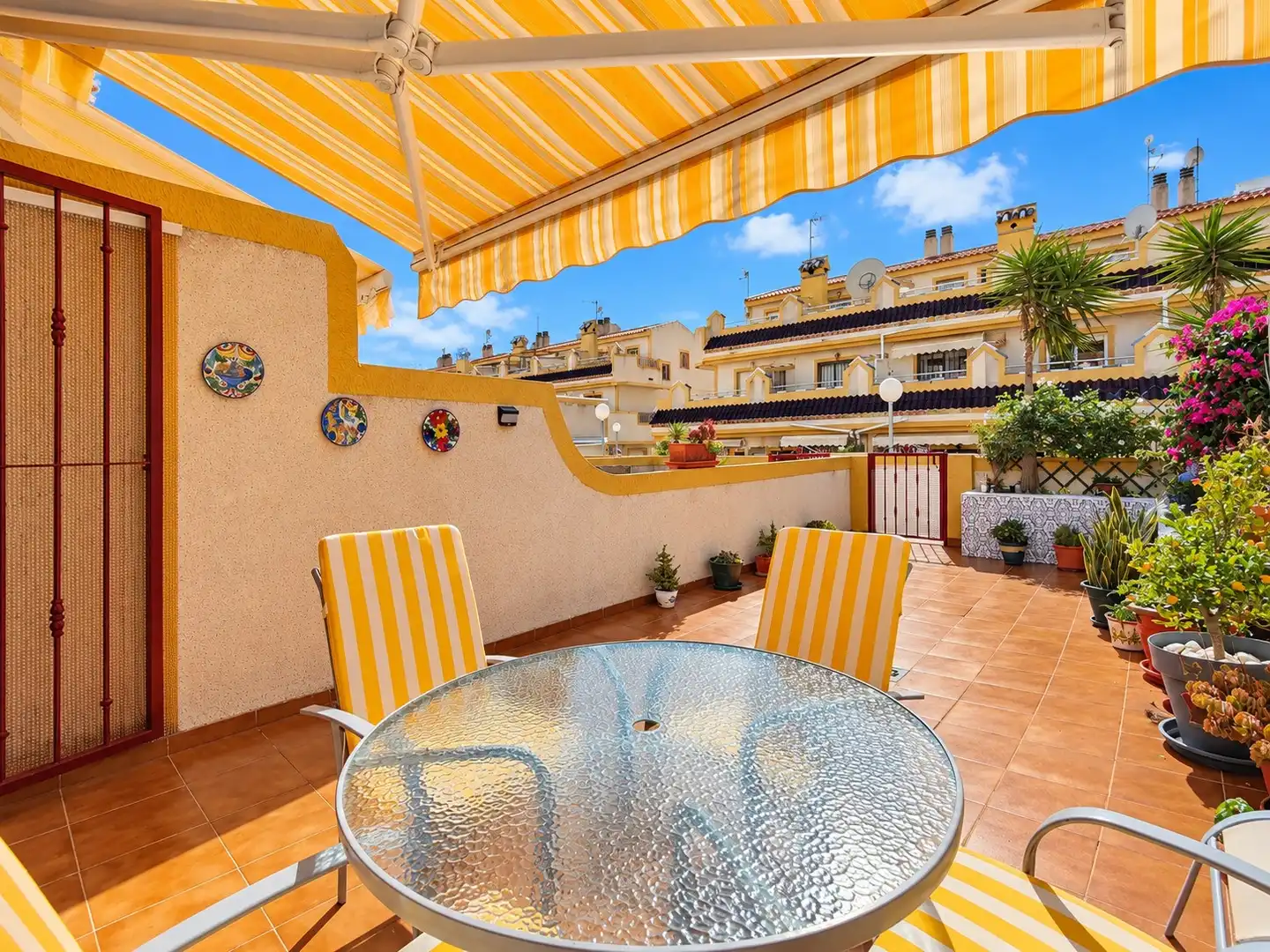 Terrassa de Casa adosada en venda en Orihuela Costa