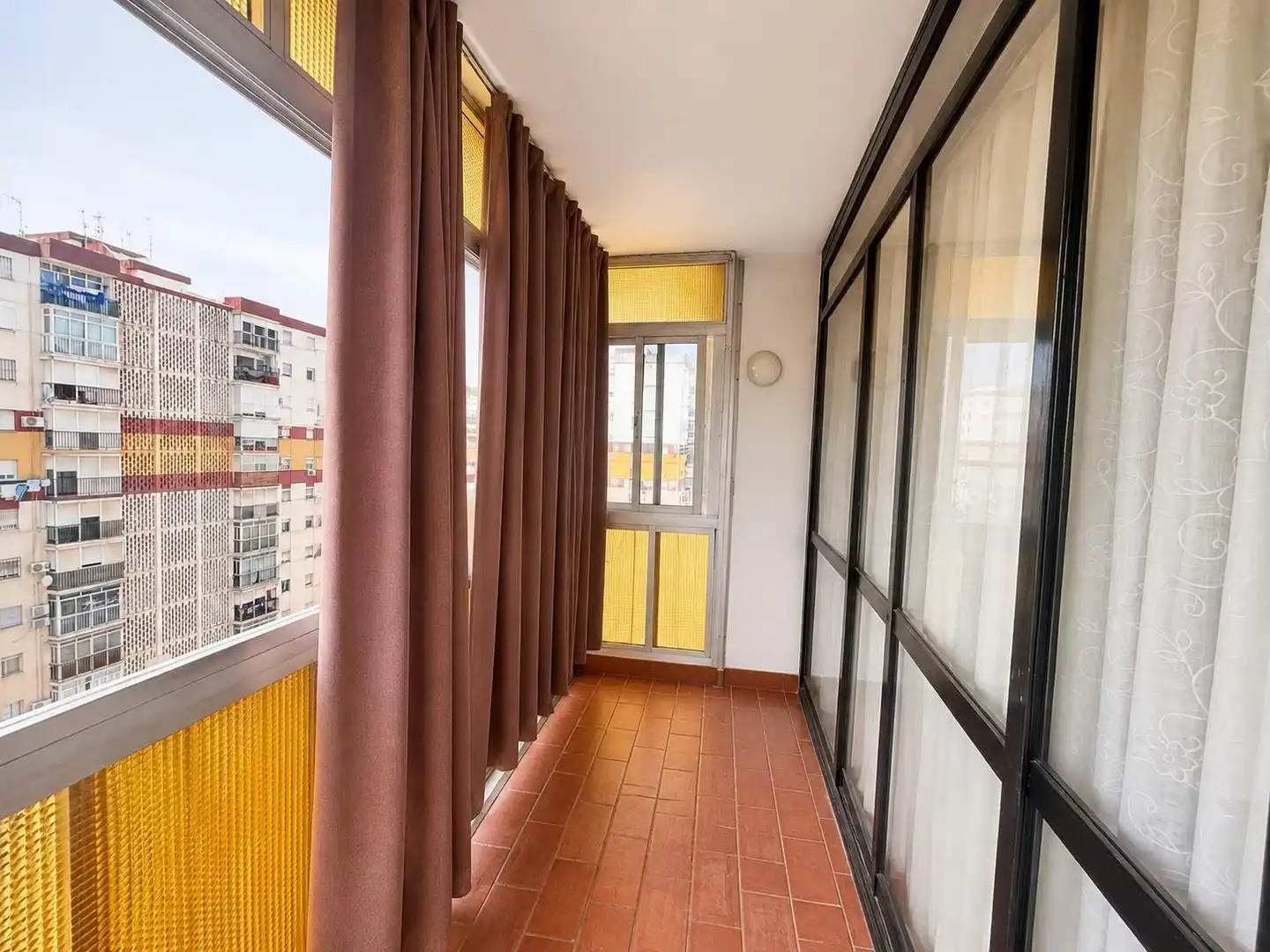 Balcony of Flat for sale in Málaga  with Air Conditioner