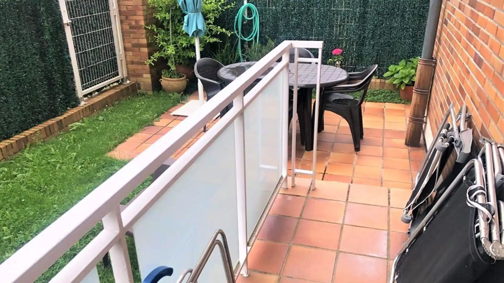 Terraza de Piso de alquiler en Noja con Calefacción, Terraza y Balcón