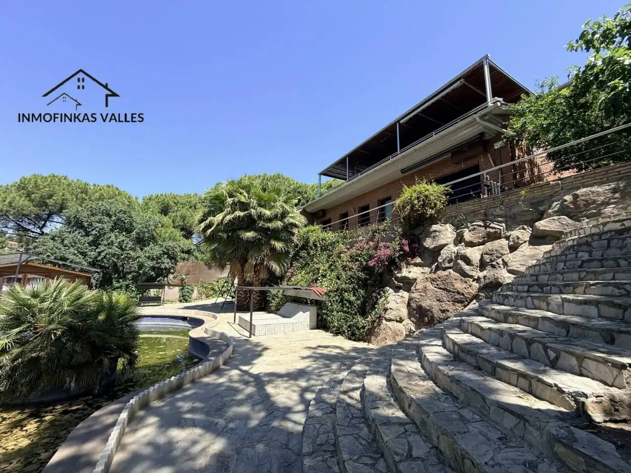 Vista exterior de Casa o chalet en venta en Lliçà de Vall con Aire acondicionado, Calefacción y Jardín privado