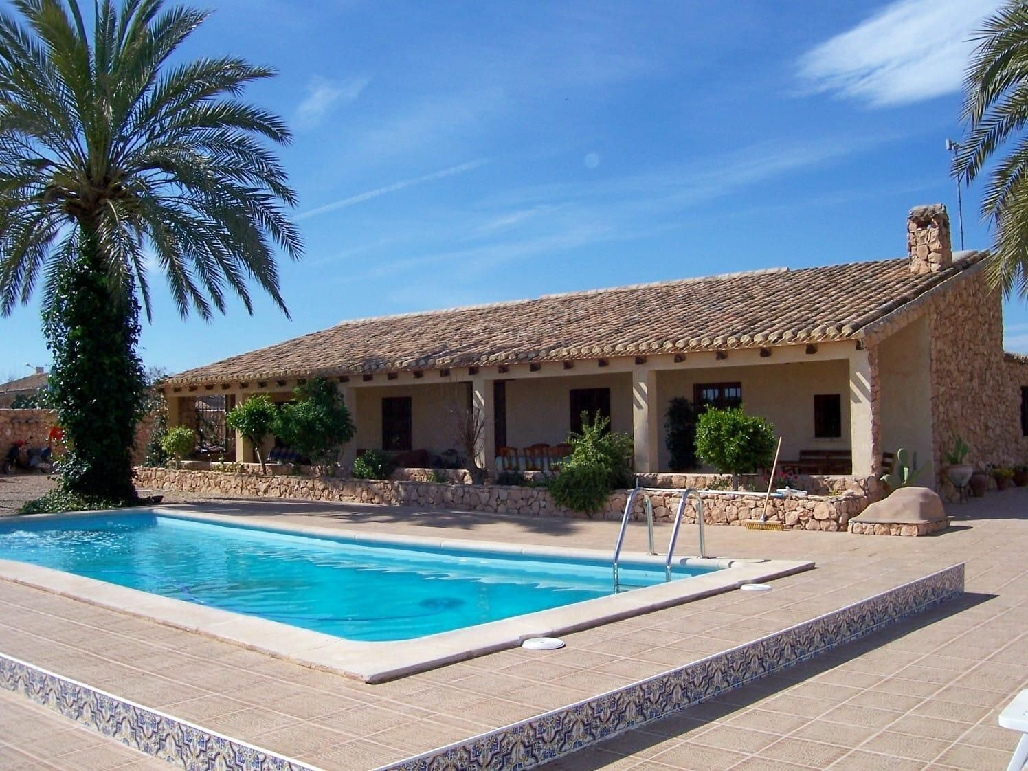 Swimming pool of Country house for sale in Fuente Álamo de Murcia