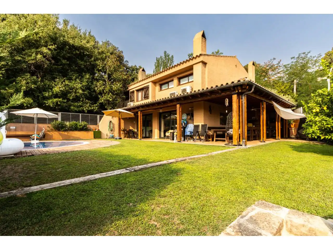 Jardí de Casa o xalet en venda en Castellar del Vallès amb Aire condicionat, Calefacció i Jardí privat
