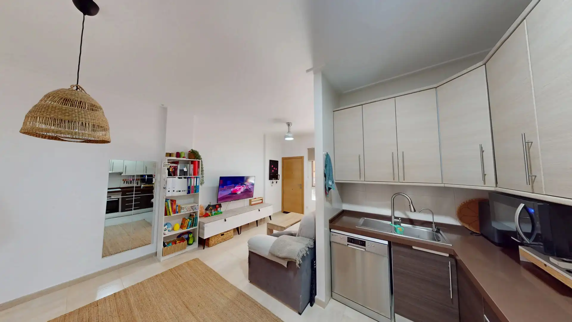 Sala de estar de Casa adosada en venta en Torrellano