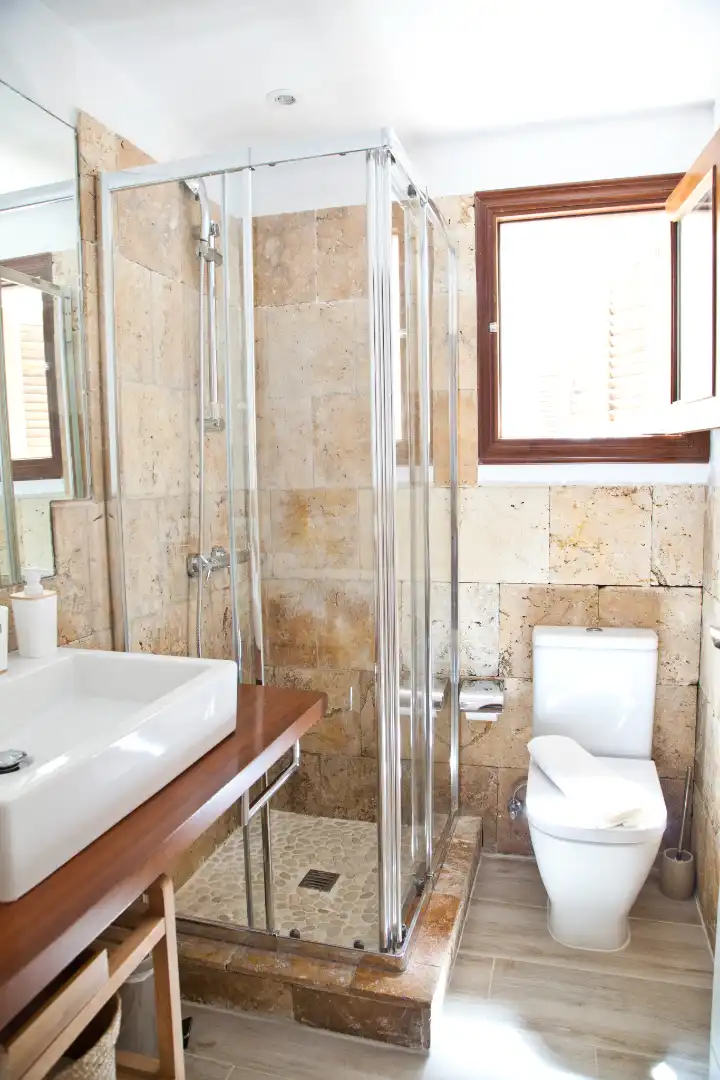 Baño de Casa adosada en venta en  Palma de Mallorca con Aire acondicionado, Calefacción y Jardín privado