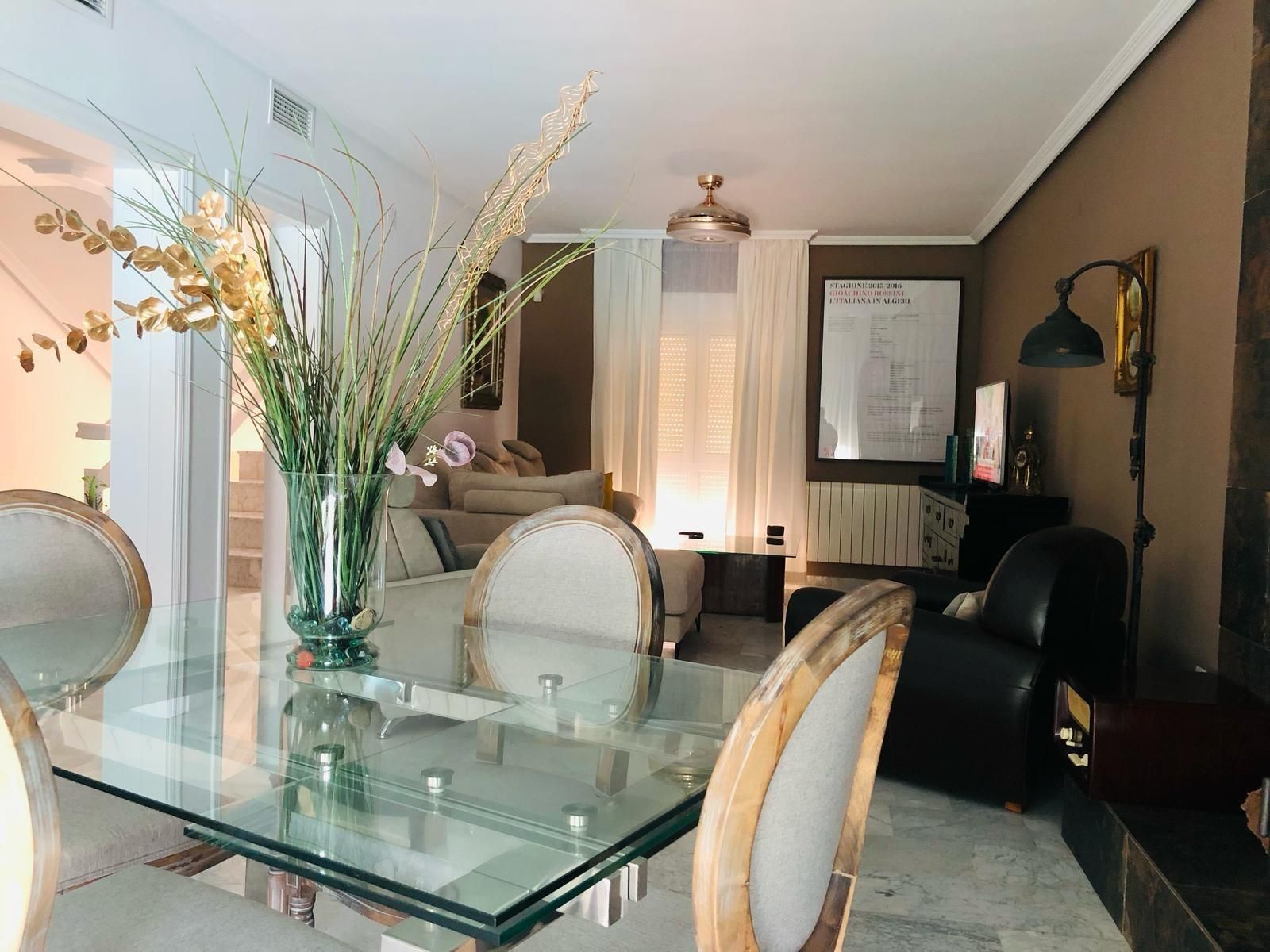 Dining room of House or chalet for sale in Cáceres Capital  with Air Conditioner, Heating and Terrace