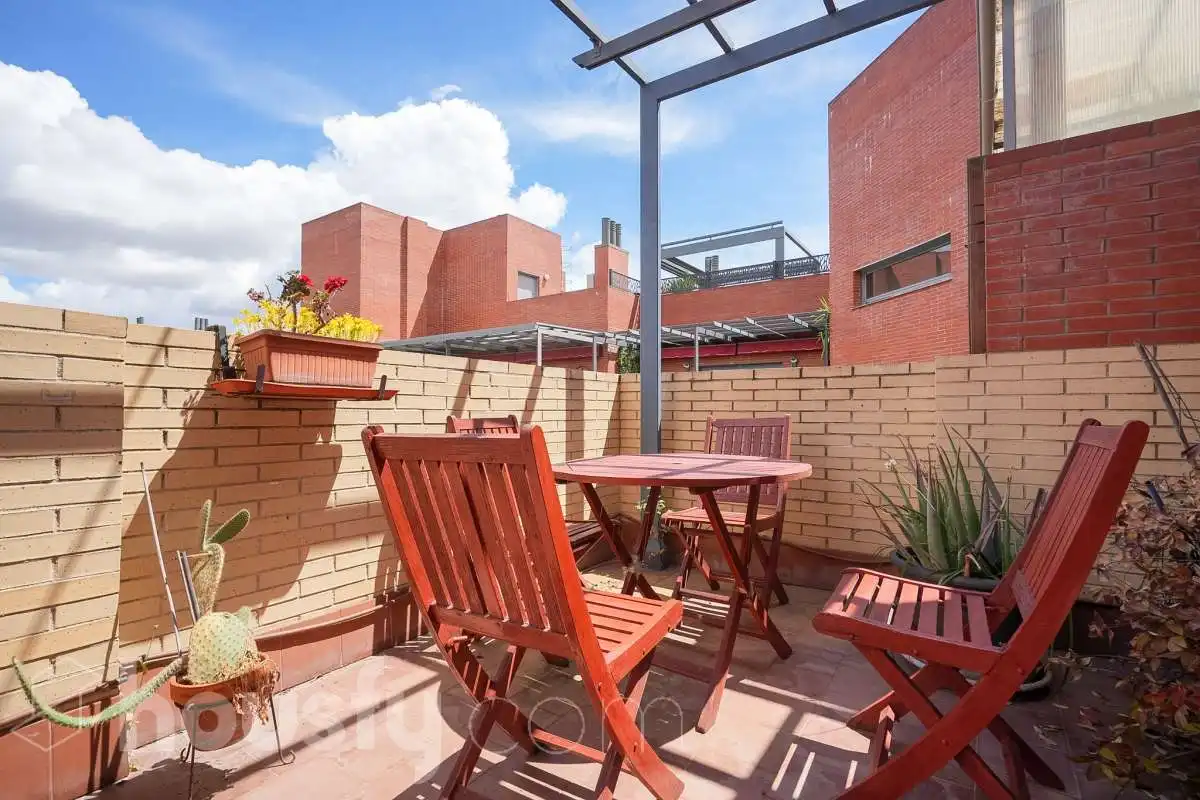 Terrace of Flat for sale in Madrid  with Air Conditioner, Heating and Private garden