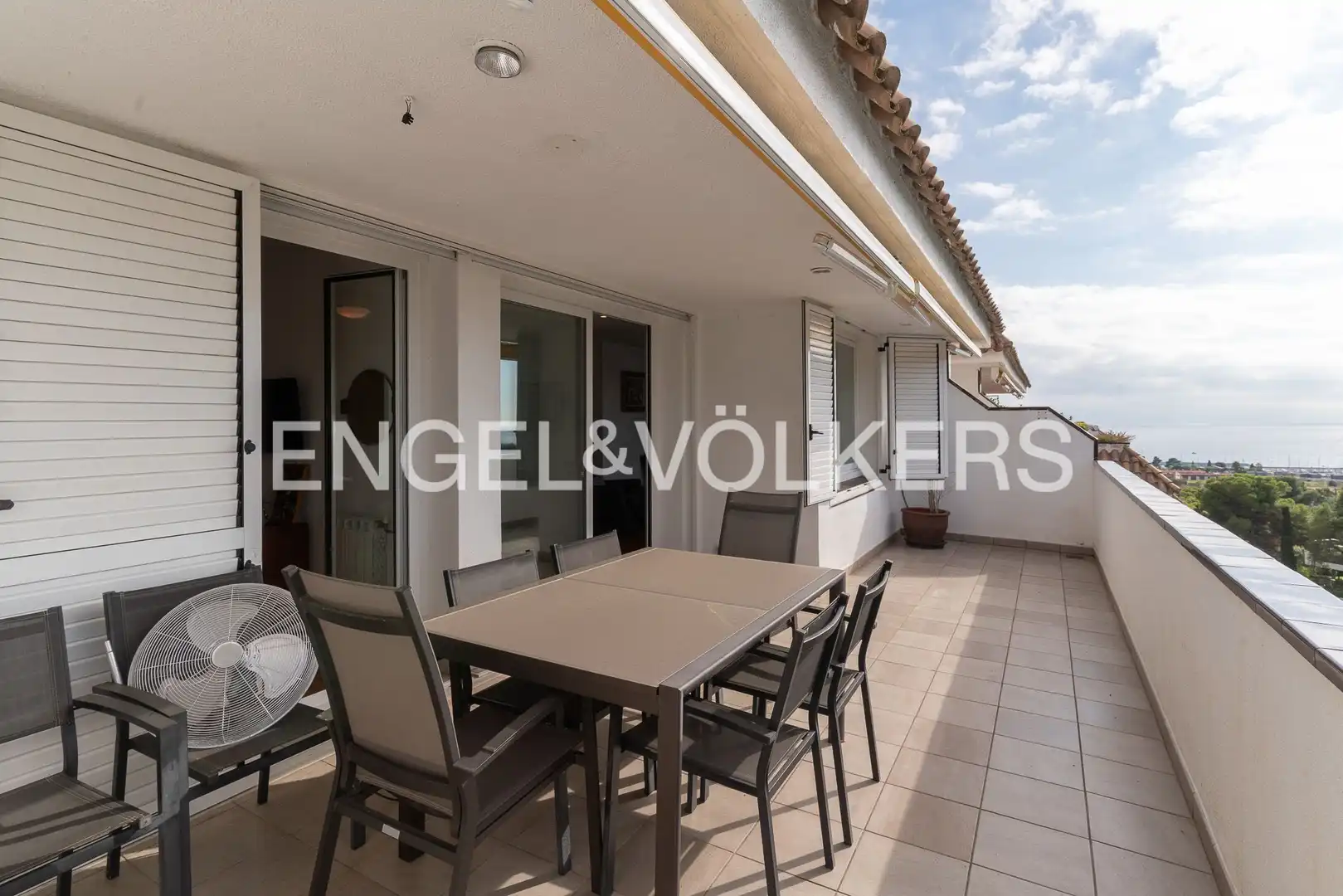 Terrasse von Wohnung zum Verkauf in Sant Vicenç de Montalt mit Heizung, Terrasse und Balkon