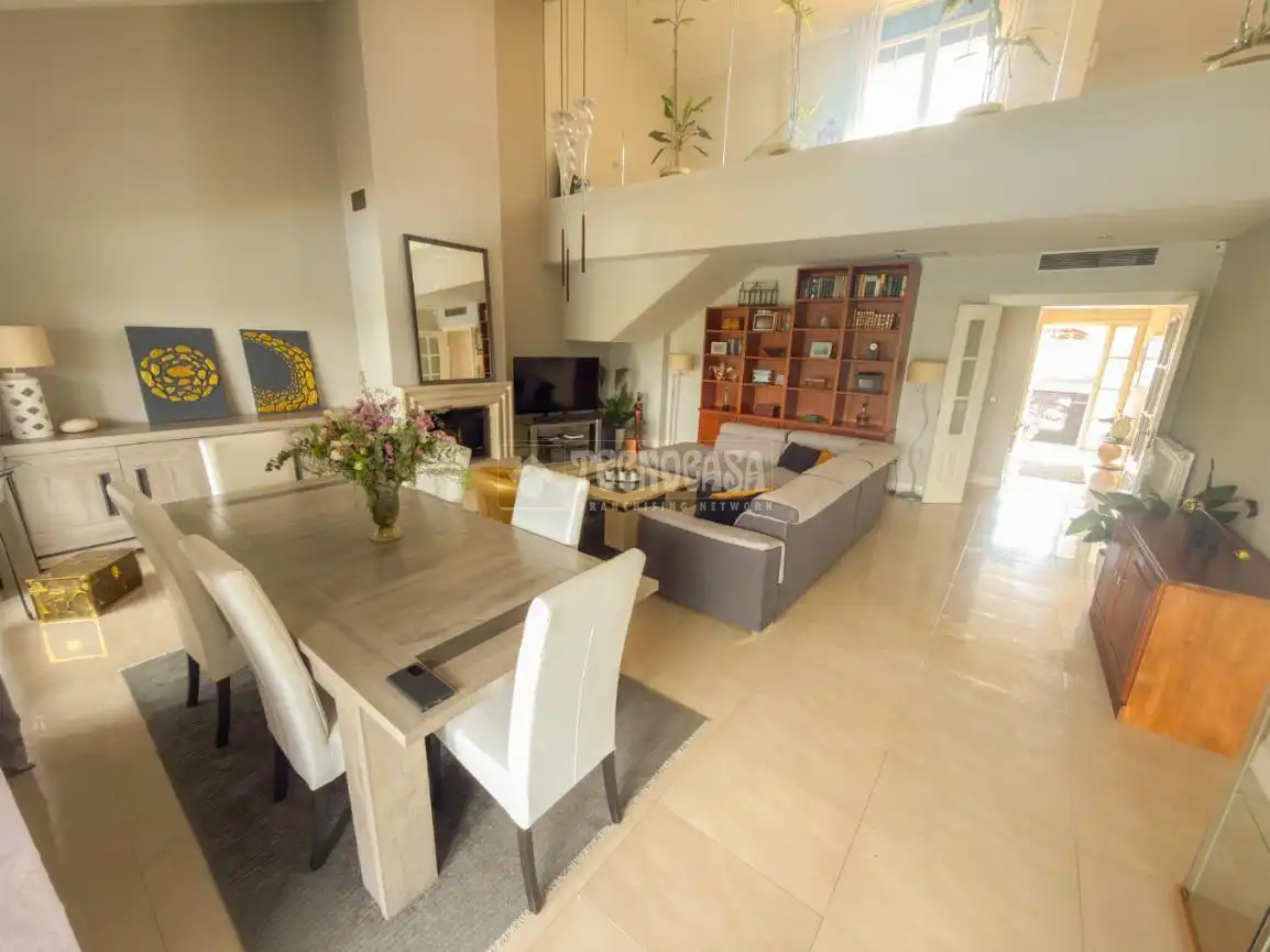 Living room of Detached homes for sale in Collado Villalba  with Air Conditioner, Heating and Terrace